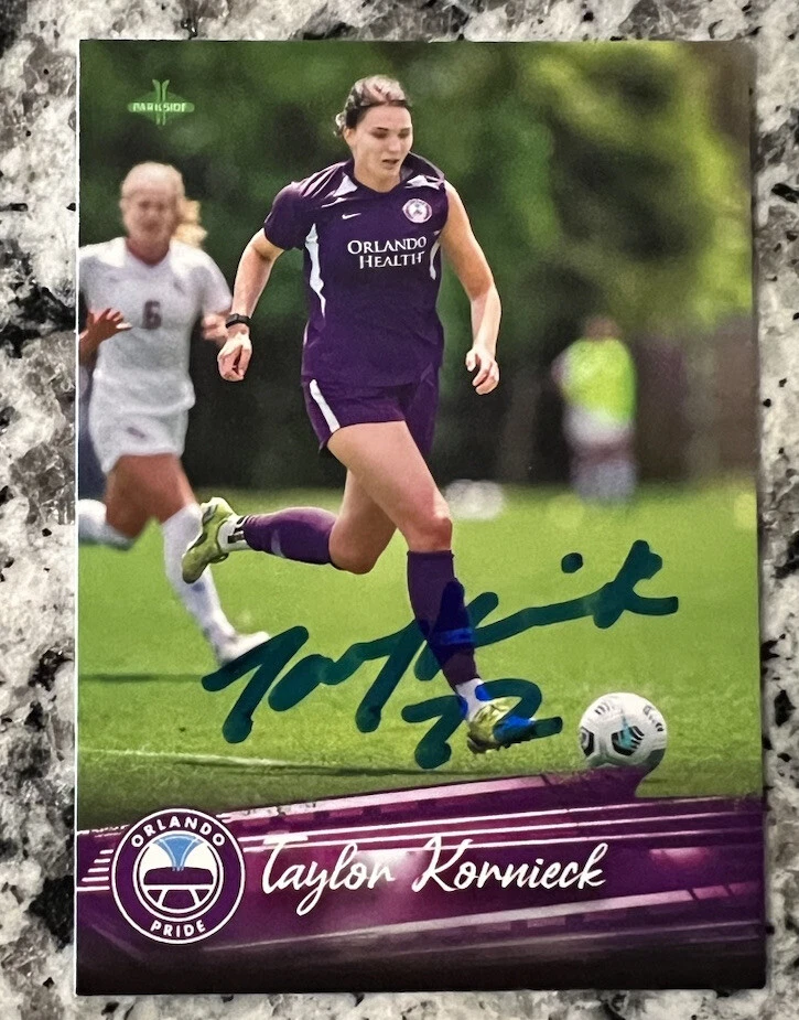 TAYLOR KORNIECK SIGNED 2021 PARKSIDE CARD NWSL #148  SOCCER AUTOGRAPH COA