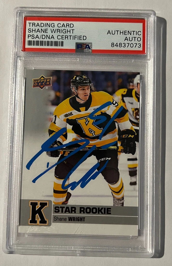 2019-20 Upper Deck CHL Star Rookie Shane Wright Kingston #400 Autograph PSA/DNA