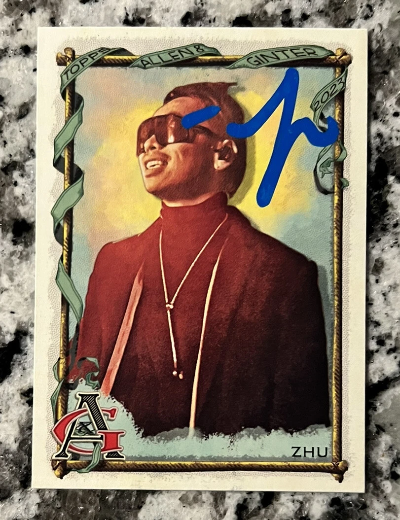 2023 ALLEN & GINTER ZHU SIGNED AUTO #228  BASEBALL THE ENIGMA