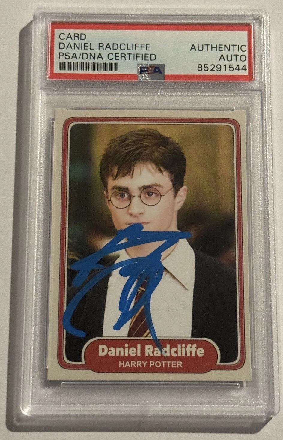 DANIEL RADCLIFFE SIGNED AUTO CUSTOM TRADING CARD HARRY POTTER AUTHENTIC PSA