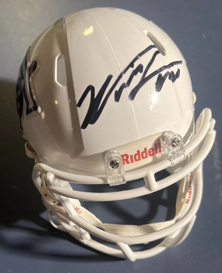 WILL LEVIS SIGNED TENNESSEE TITANS QB MINI HELMET AUTHENTIC AUTOGRAPH COA COLLECTIBLE MEMORABILIA