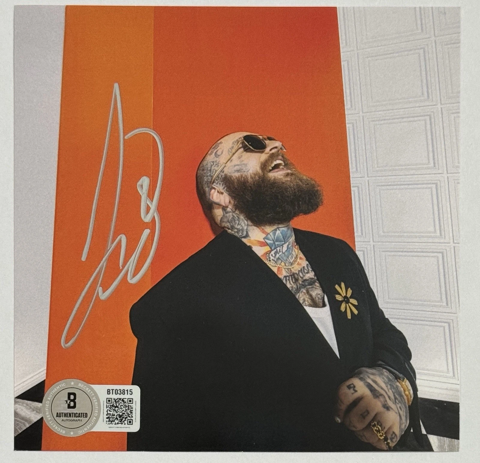 Teddy Swims SIGNED I’ve Tried Therapy Album Card & CD BAS Beckett COA Autograph
