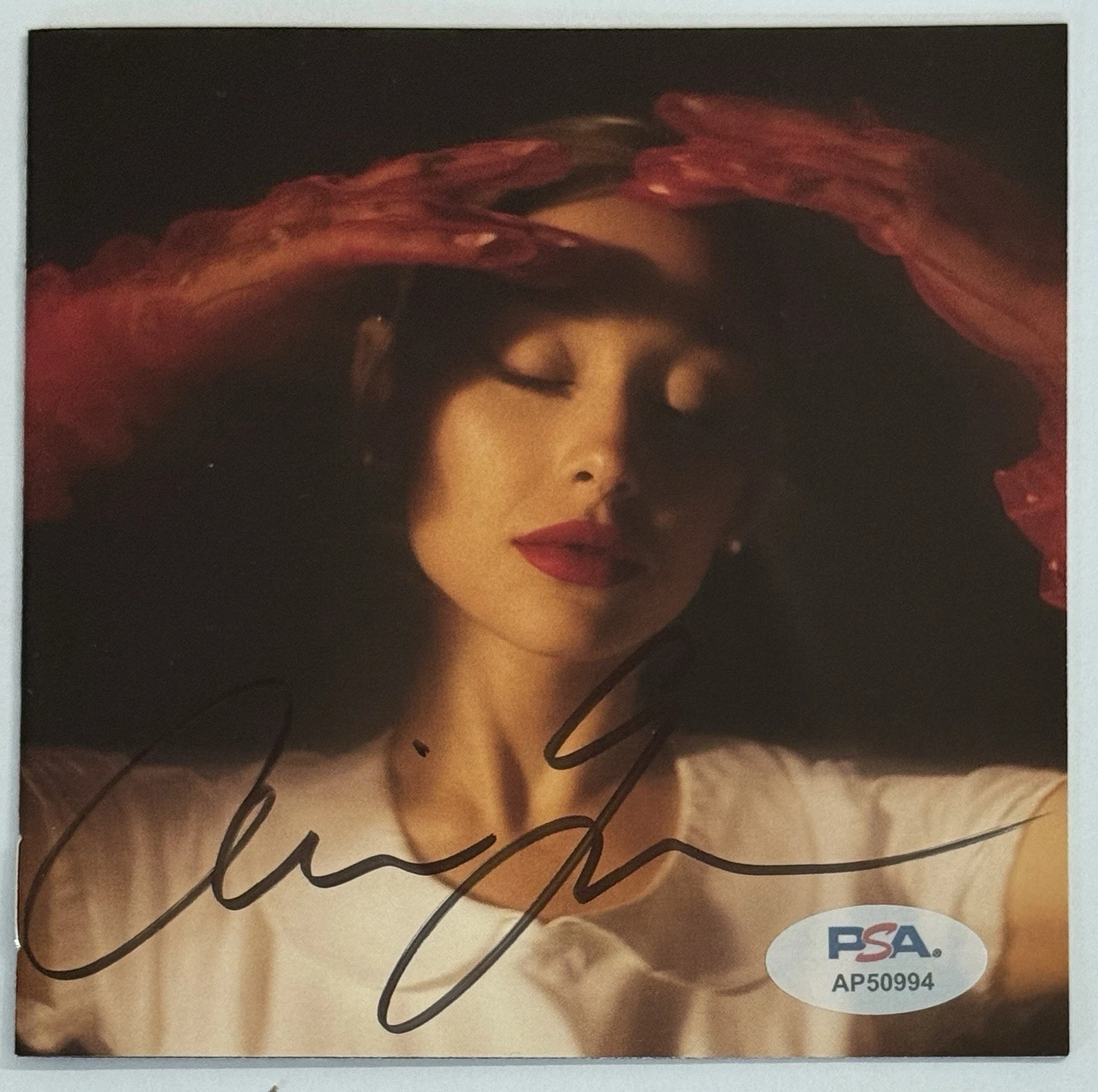 Ariana Grande SIGNED Eternal Sunshine CD Book PSA DNA COA Wicked FULL AUTOGRAPH