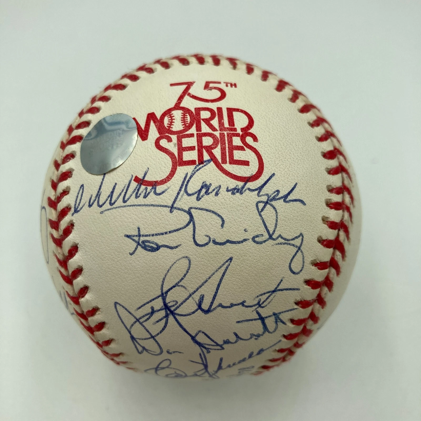 1978 New York Yankees World Series Champs Team Signed W.S. Baseball JSA COA