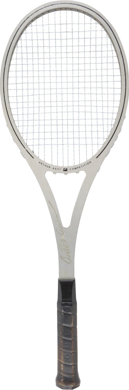 Arthur Ashe Twice-Signed Personal Game Used Tennis Racket PSA DNA COA RARE
