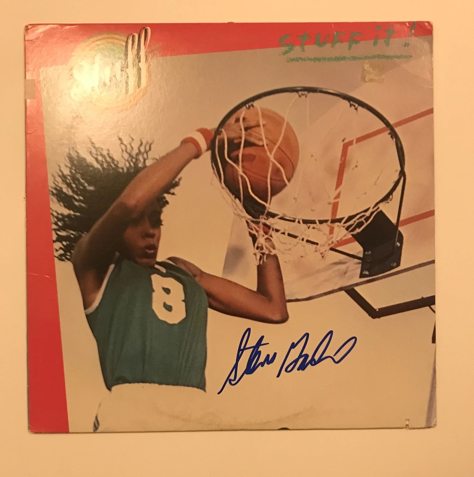 * STEVE GADD * signed autographed vinyl album * STUFF IT * 1