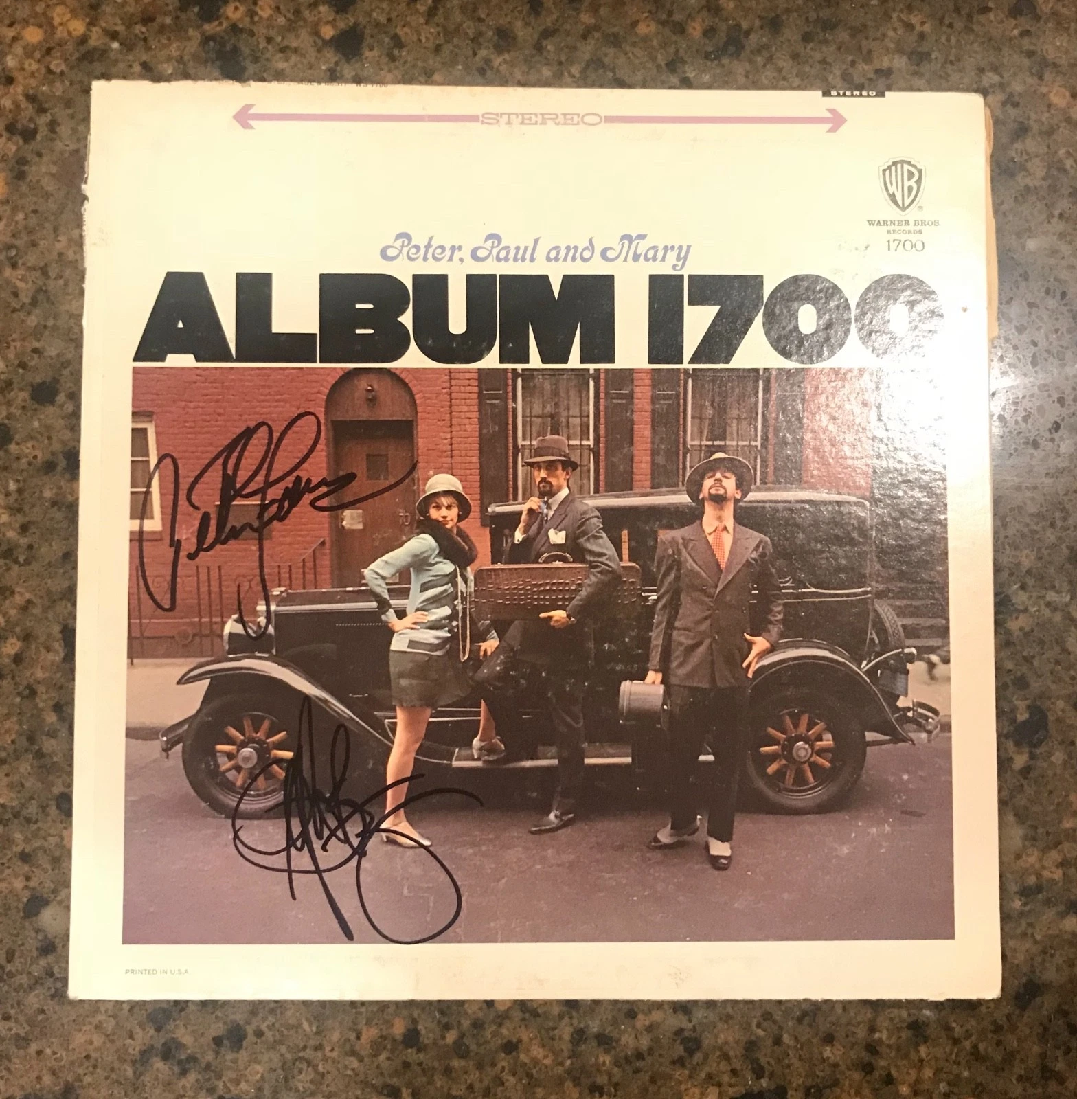 * PETER YARROW & PAUL STOOKEY * signed vinyl album *  PETER, PAUL & MARY * 3