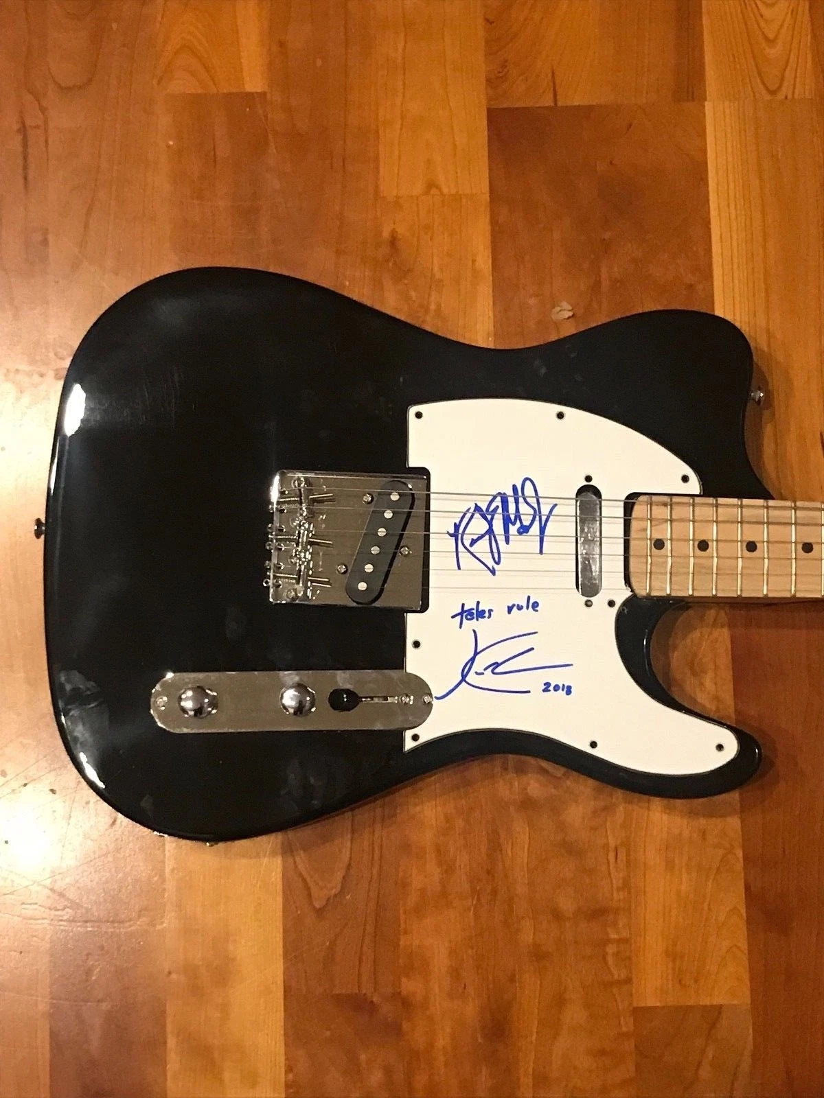 * JASON FALKNER & ROGER MANNING JR. * signed electric guitar * JELLYFISH * 2