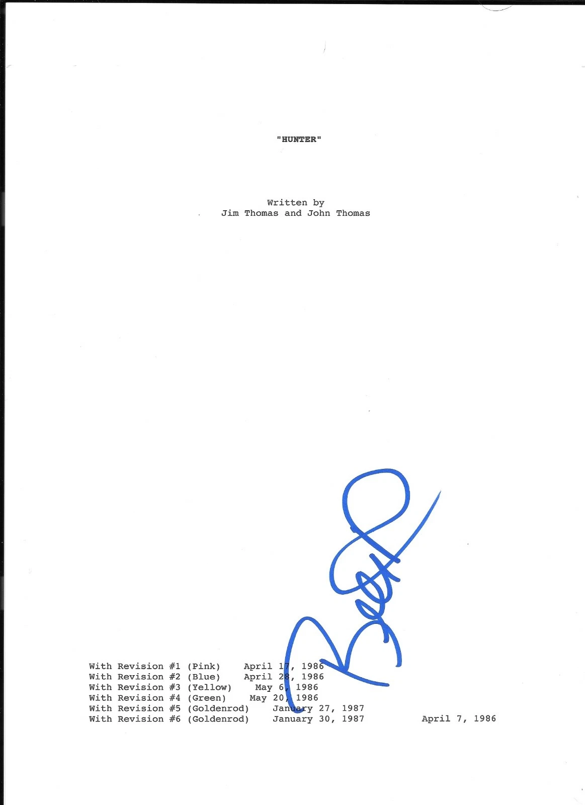* BILL DUKE * SIGNED AUTOGRAPHED MOVIE SCRIPT * PREDATOR * HUNTER * MAC * 3 COLLECTIBLE MEMORABILIA