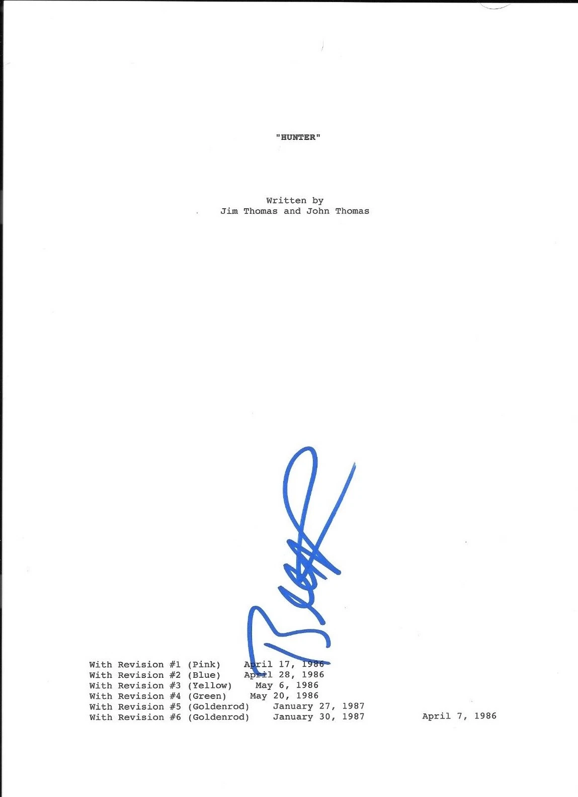 * BILL DUKE * SIGNED AUTOGRAPHED MOVIE SCRIPT * PREDATOR * HUNTER * MAC * 4 COLLECTIBLE MEMORABILIA