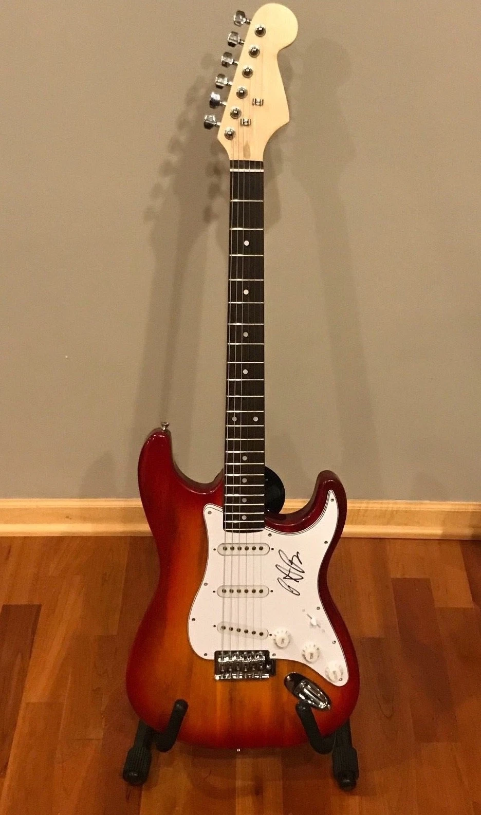 * PETER BUCK * signed autographed electric guitar * R.E.M. * PROOF * 3