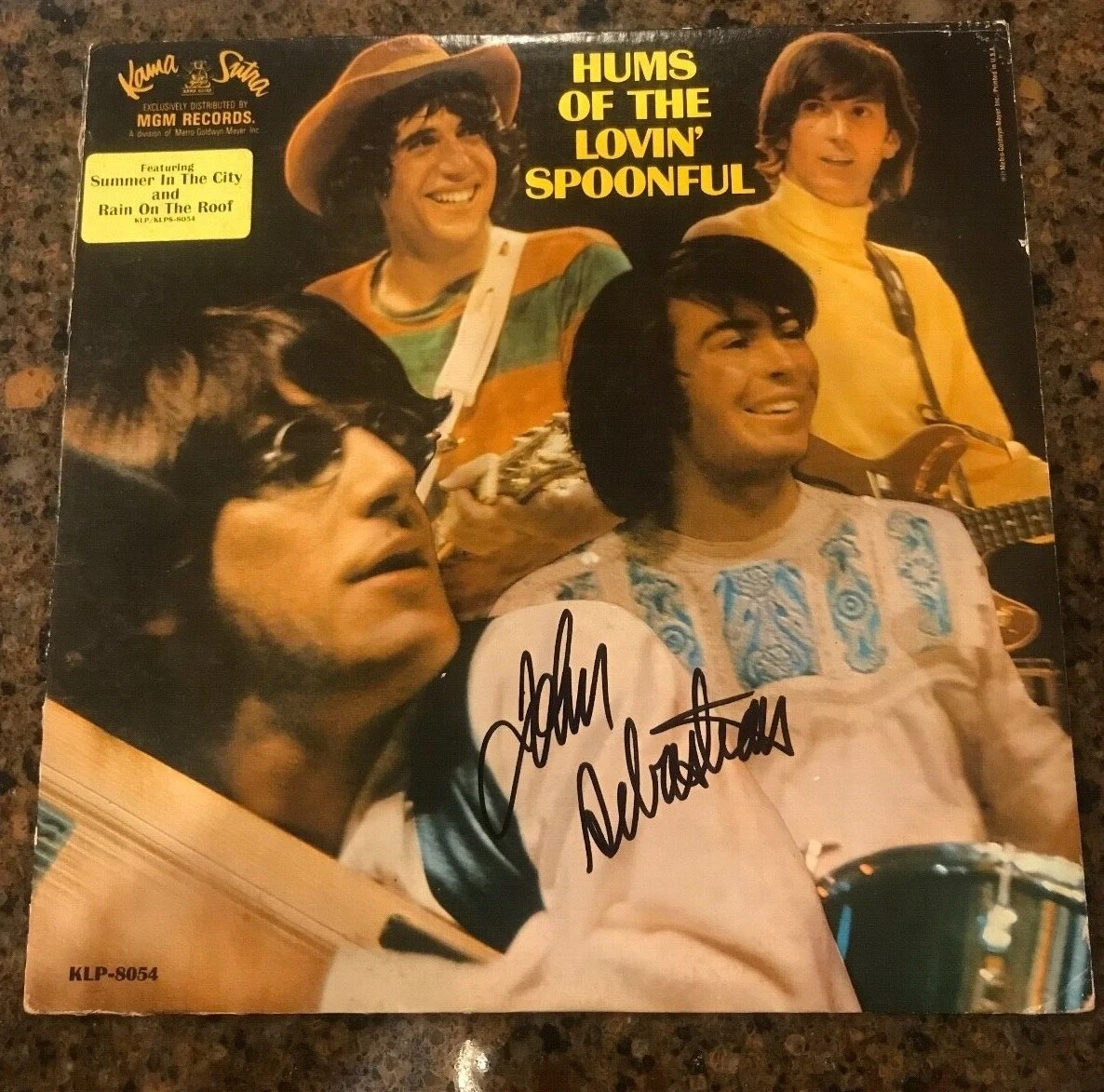 * JOHN SEBASTIAN * signed vinyl album * HUMS OF THE LOVIN SPOONFUL * 1