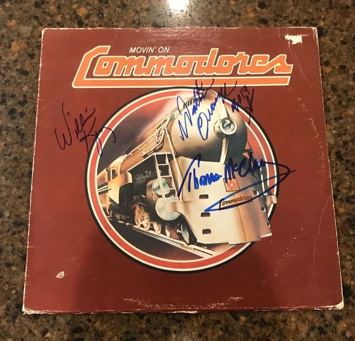 * COMMODORES * signed album * MCCLARY, ORANGE & KING * PROOF * 9