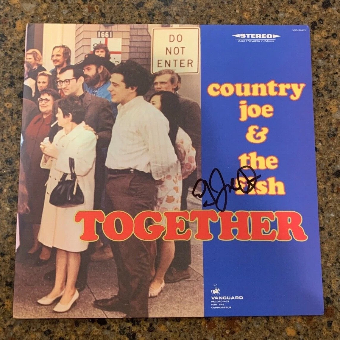 * COUNTRY JOE & THE FISH * signed vinyl album * JOE MCDONALD * TOGETHER * 2