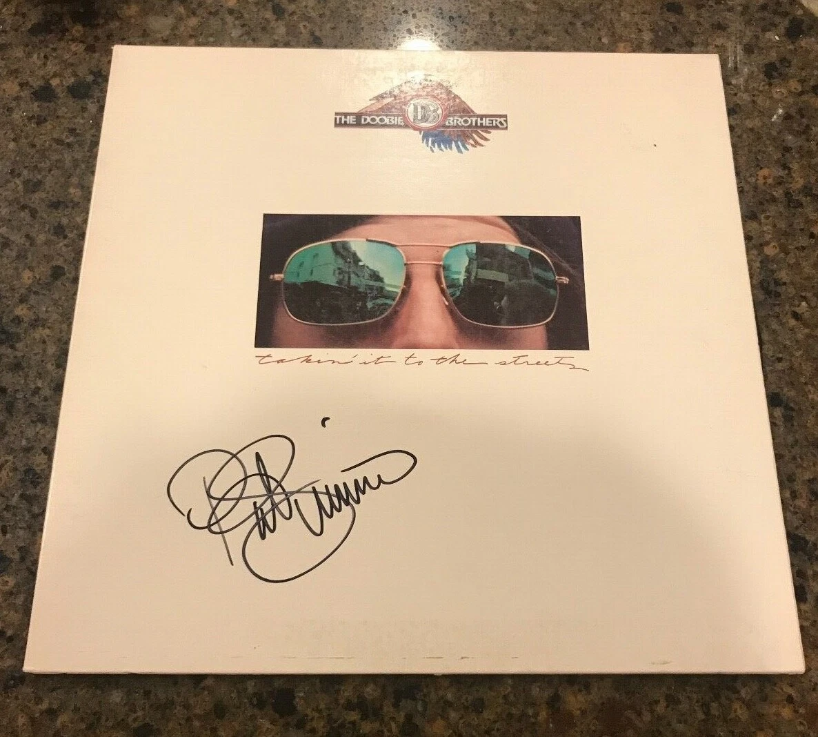 * PATRICK SIMMONS * signed vinyl album * THE DOOBIE BROTHERS * PROOF * 1