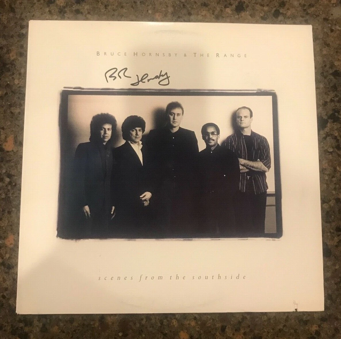 * BRUCE HORNSBY * signed album * SCENES FROM THE SOUTHSIDE * PROOF * 2