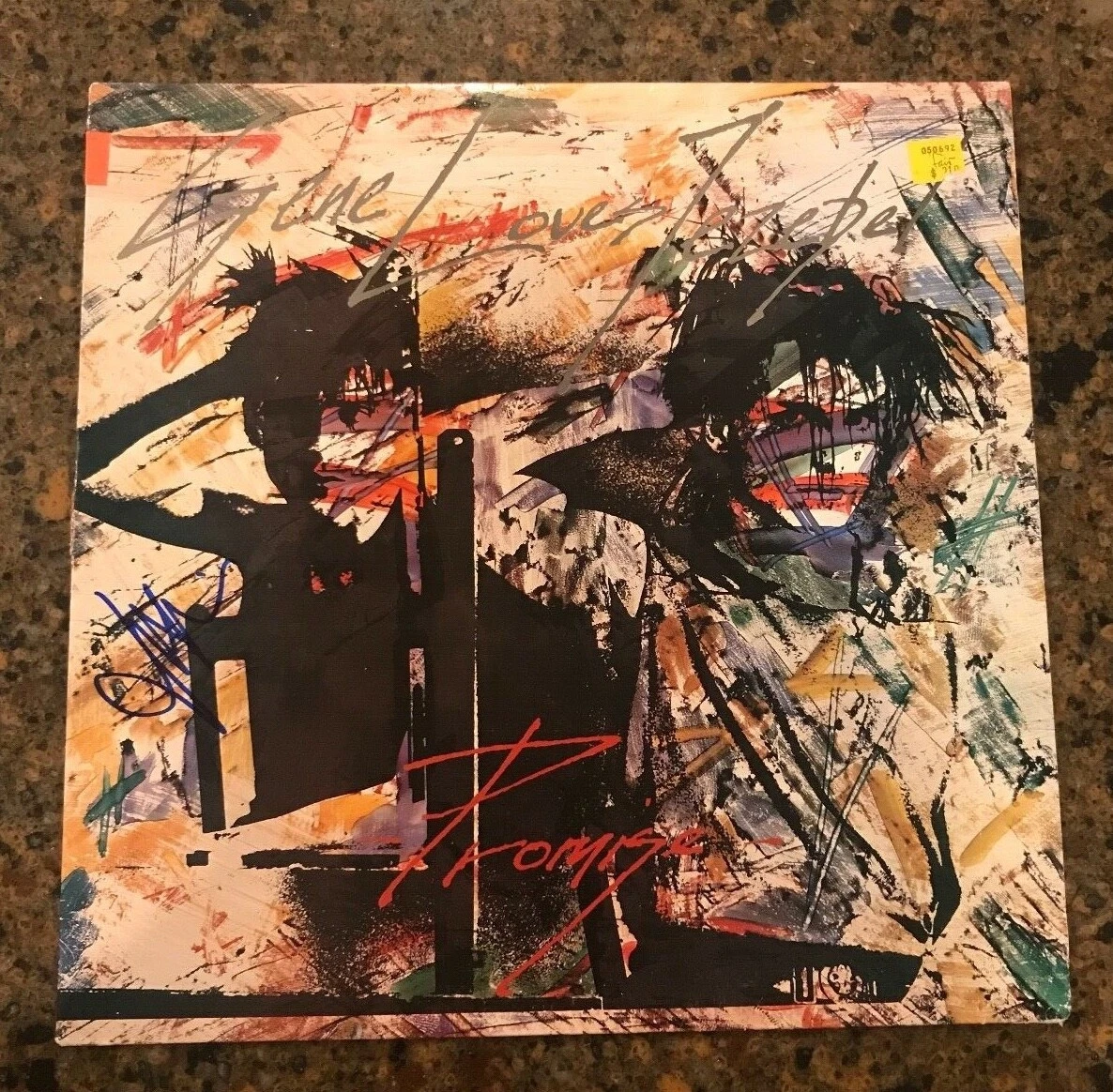 *JAY ASTON * signed autographed vinyl album * GENE LOVES JEZEBEL * PROMISE * 1