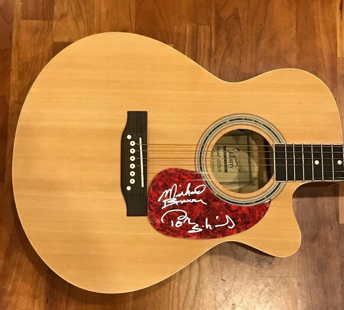 * MICHAEL BREWER & TOM SHIPLEY * signed acoustic guitar * ONE TOKE OVER * 2