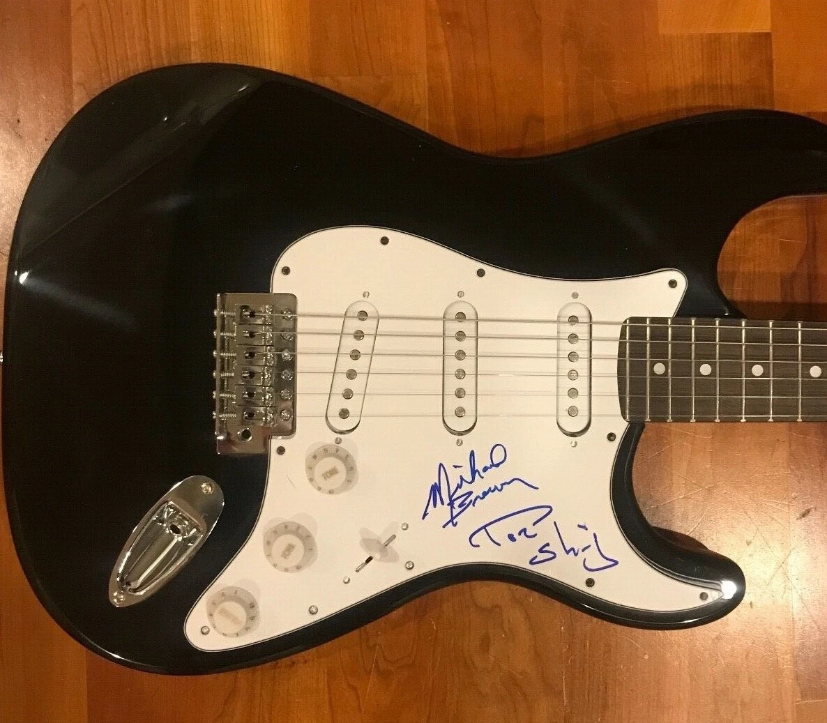 * MICHAEL BREWER & TOM SHIPLEY * signed electric guitar * ONE TOKE OVER * 1