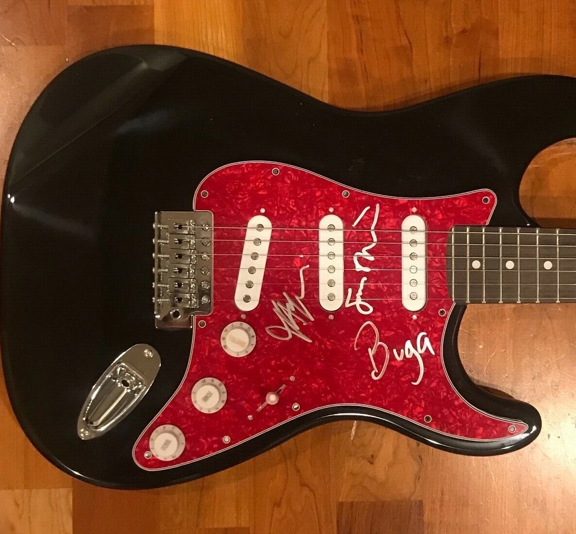 * GENE LOVES JEZEBEL * signed electric guitar *JAY ASTON, RIZZO & WILLIAMSON* 2