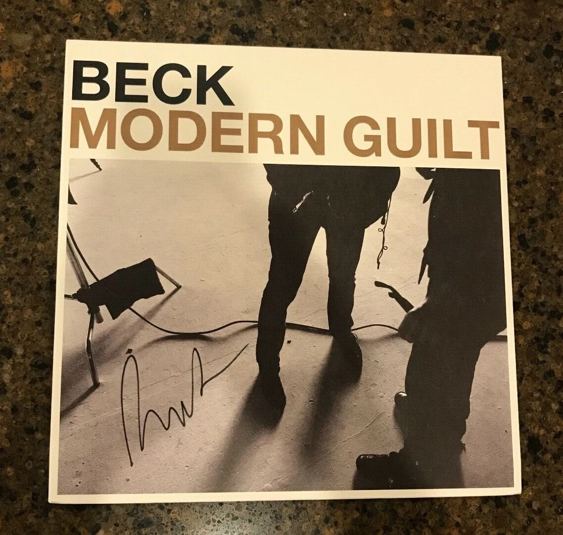 * BECK HANSEN * signed autographed vinyl album * MODERN GUILT * 1