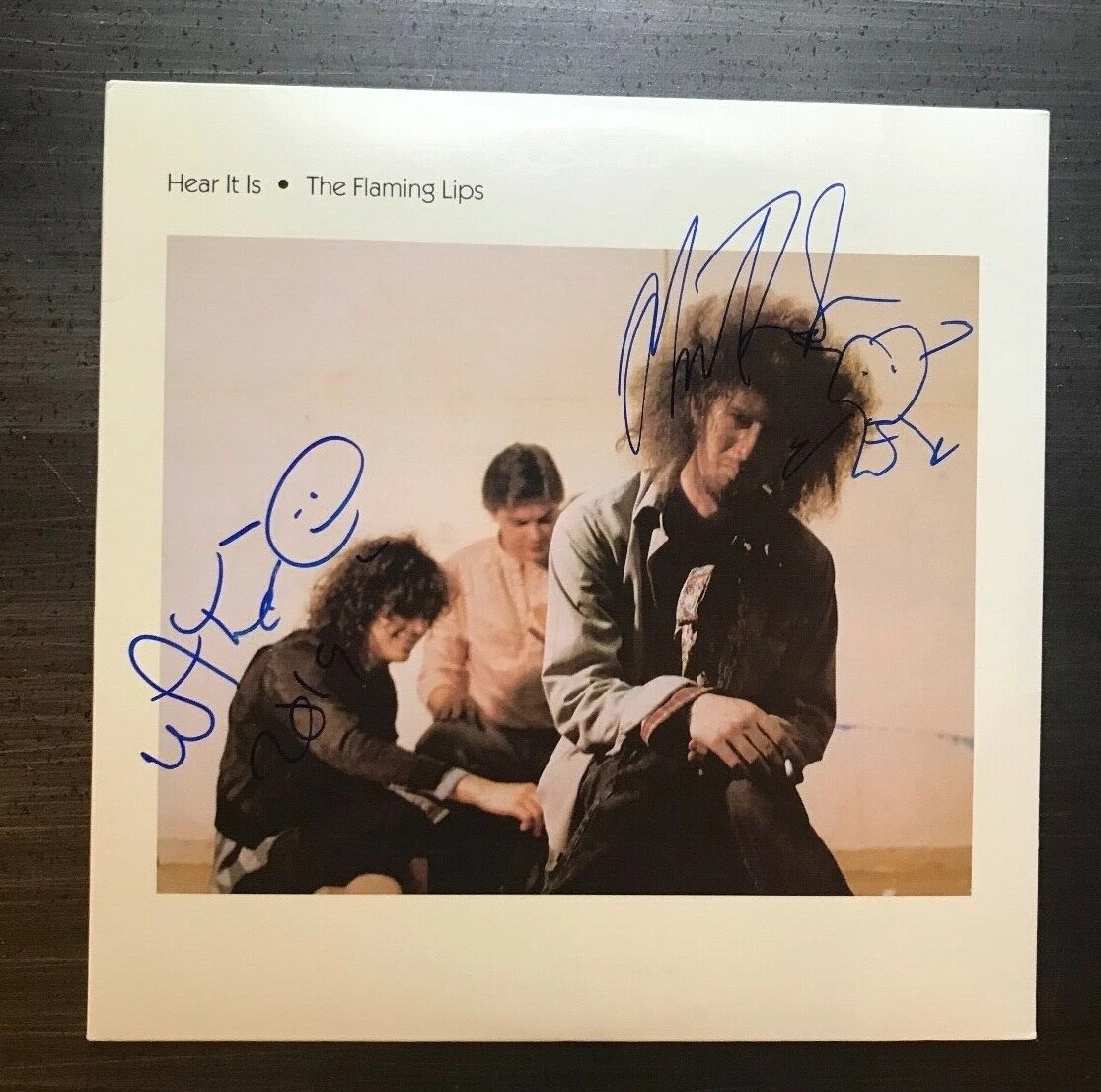 * THE FLAMING LIPS * signed album * HEAR IT IS * WAYNE COYNE & MICHAEL IVINS * 1