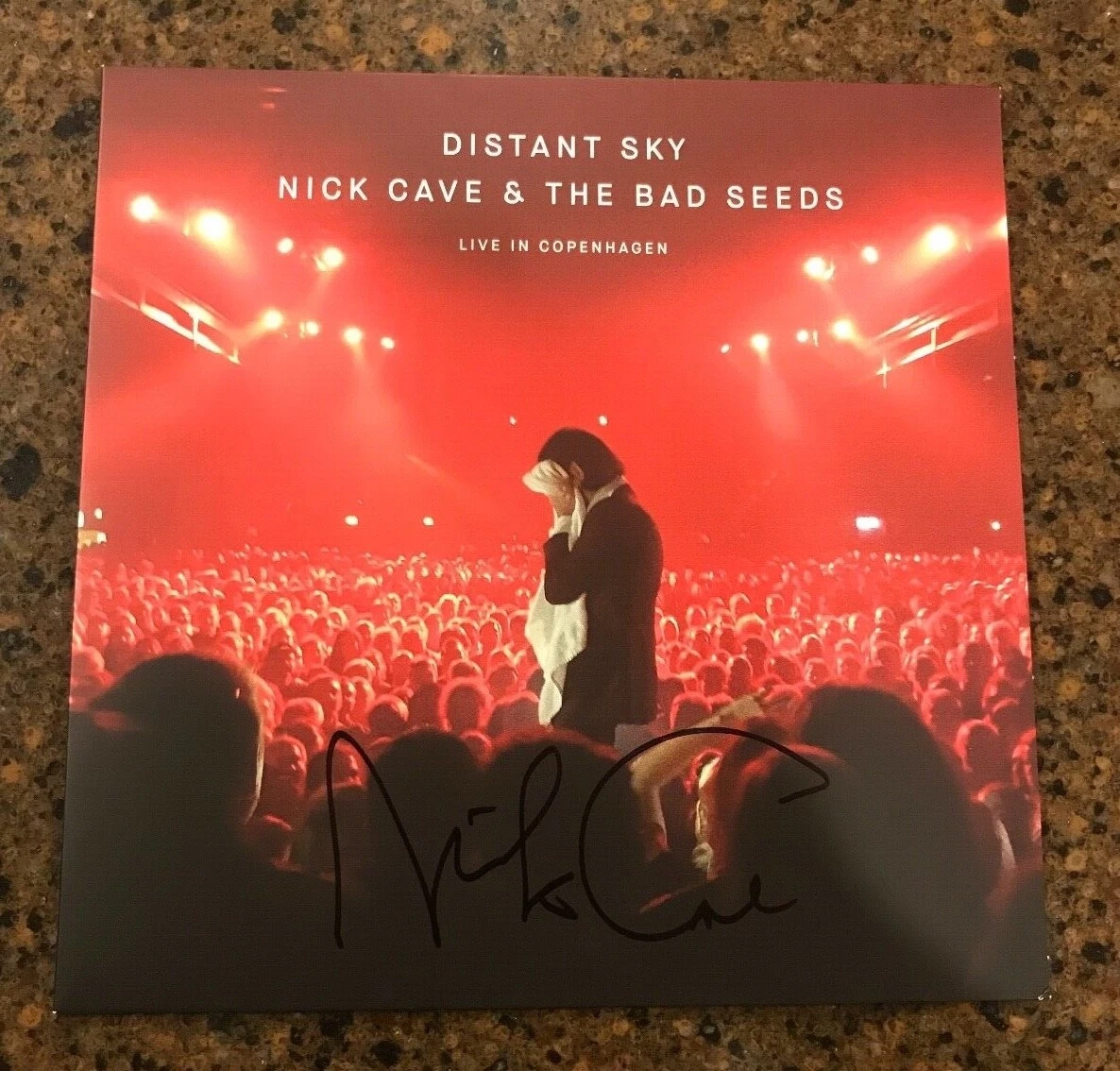 * NICK CAVE * signed vinyl album * DISTANT SKY * THE BAD SEEDS * PROOF * 1
