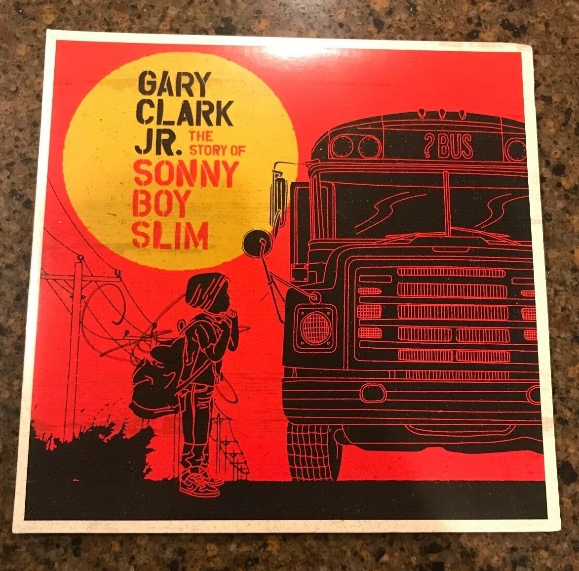 * GARY CLARK JR. * signed vinyl record album * THE STORY OF SONNY BOY SLIM * 1
