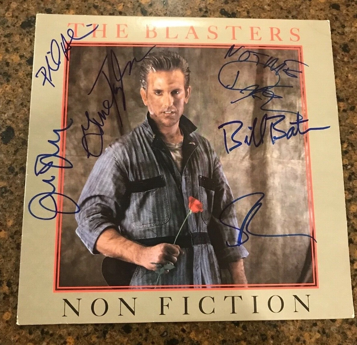 * THE BLASTERS * signed autographed album * NON-FICTION * FULL BAND * PROOF * 1