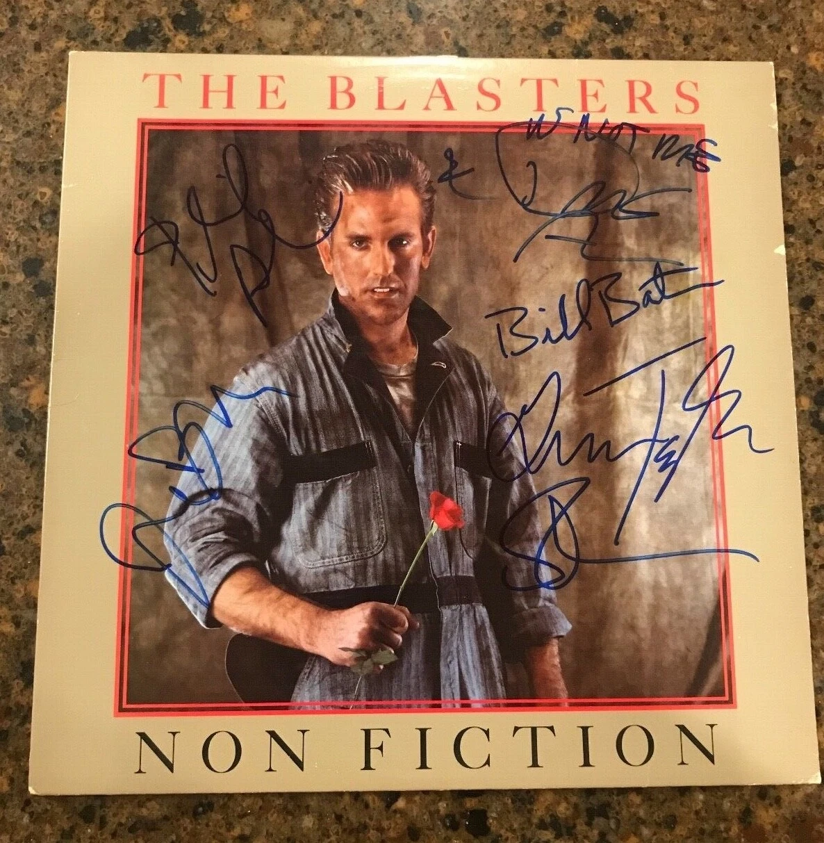 * THE BLASTERS * signed autographed album * NON-FICTION * FULL BAND * PROOF * 2