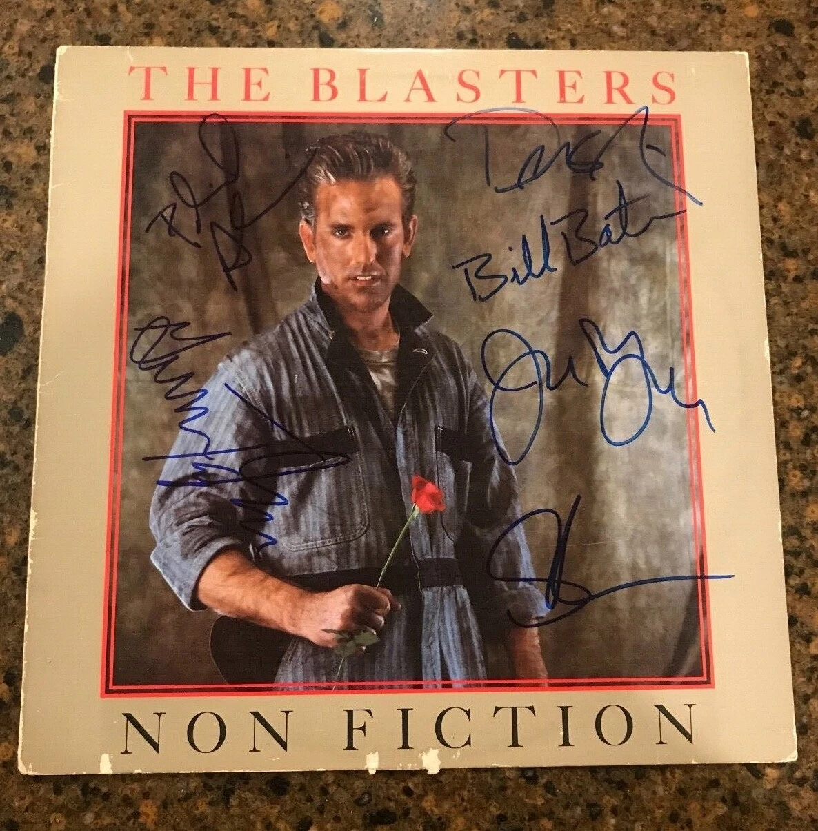 * THE BLASTERS * signed autographed album * NON-FICTION * FULL BAND * PROOF * 5