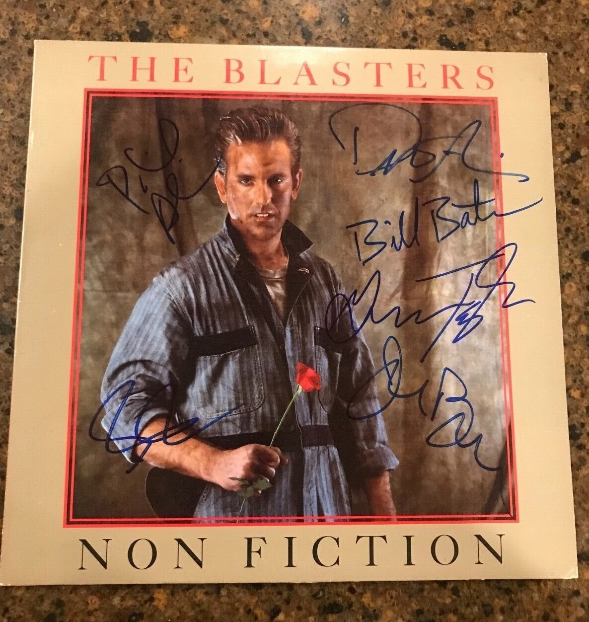 * THE BLASTERS * signed autographed album * NON-FICTION * FULL BAND * PROOF * 6