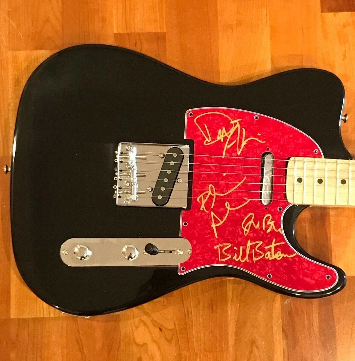 * THE BLASTERS * signed electric guitar * ALVIN, BAZZ & BATEMAN * PROOF * 2
