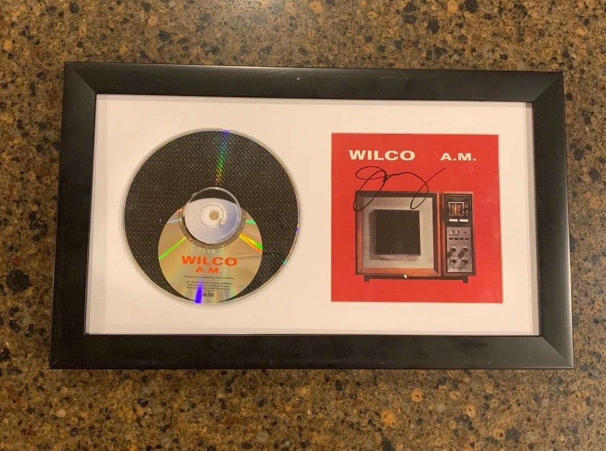 * WILCO * signed framed CD * A.M. * JEFF TWEEDY * 1