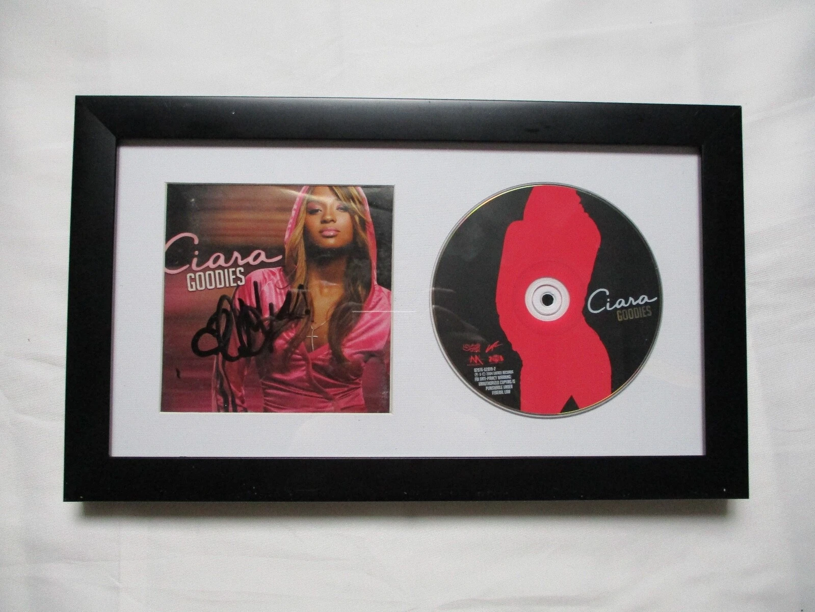 * CIARA * signed framed CD * GOODIES * COA * 1