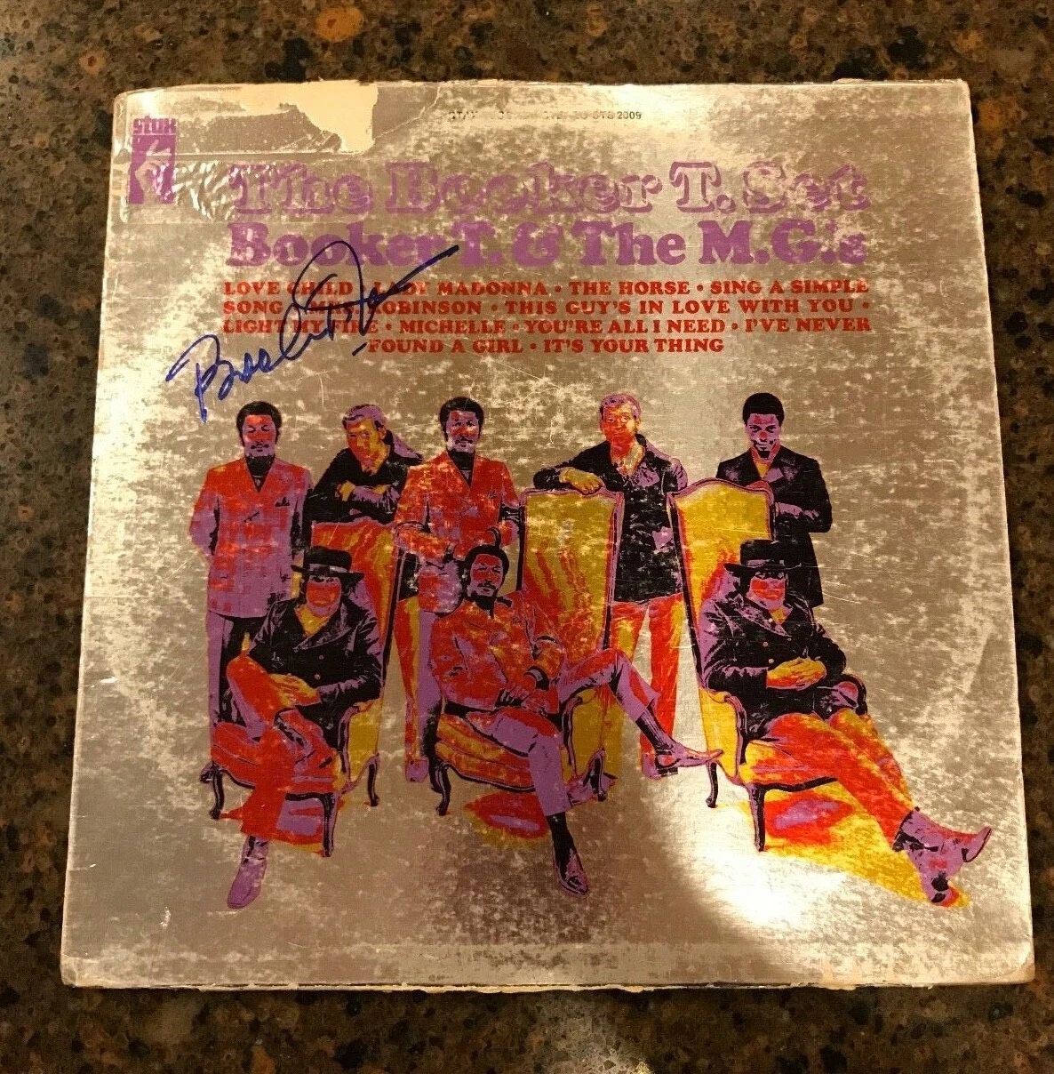 * BOOKER T. & THE M.G.'s * signed vinyl album * THE BOOKER T. SET * COA * 2