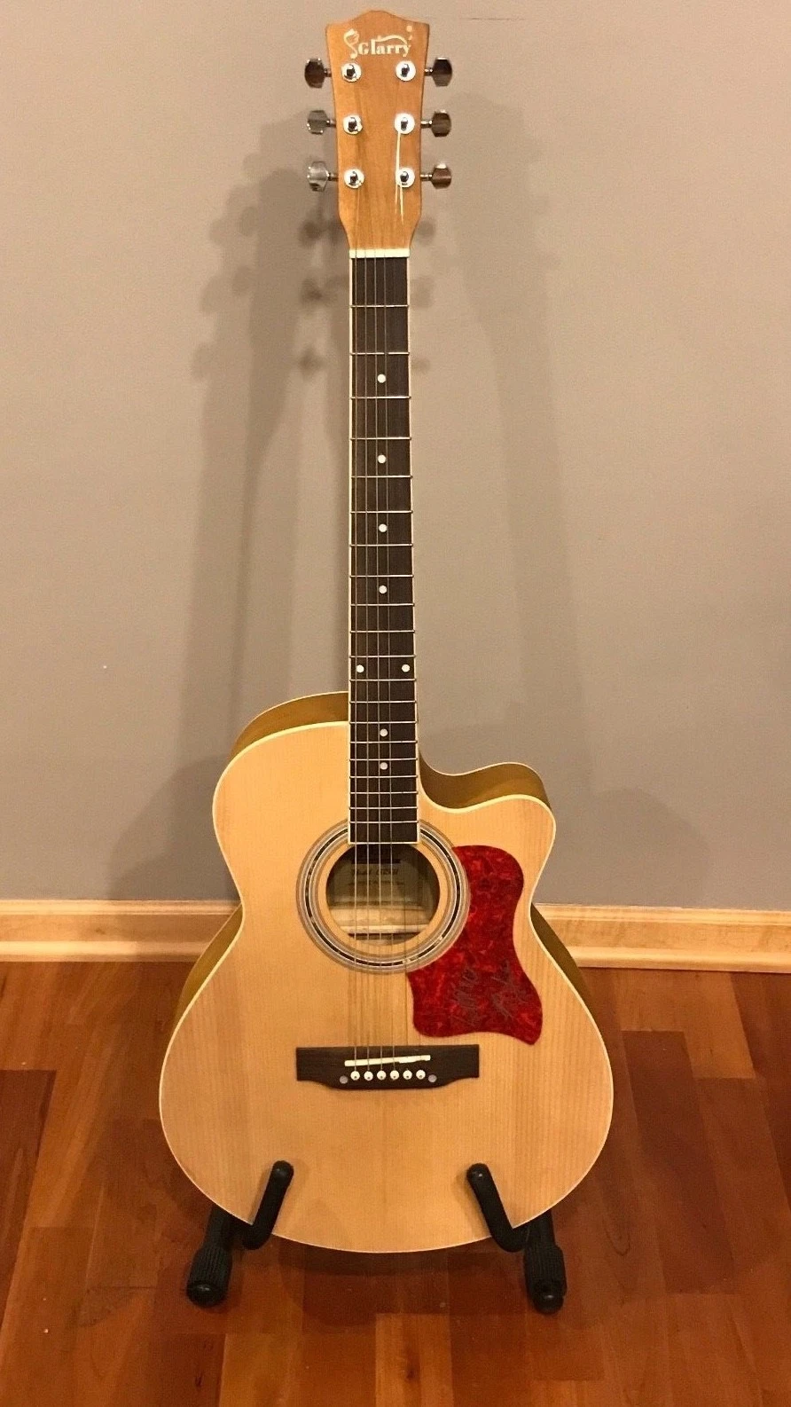 * BRANDON LANCASTER * SIGNED AUTOGRAPHED ACOUSTIC GUITAR * LANCO * 2 COLLECTIBLE MEMORABILIA