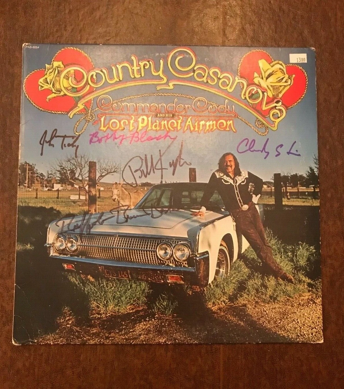 * COMMANDER CODY & HIS LOST PLANET AIRMEN * signed album * COUNTRY CASANOVA * 2
