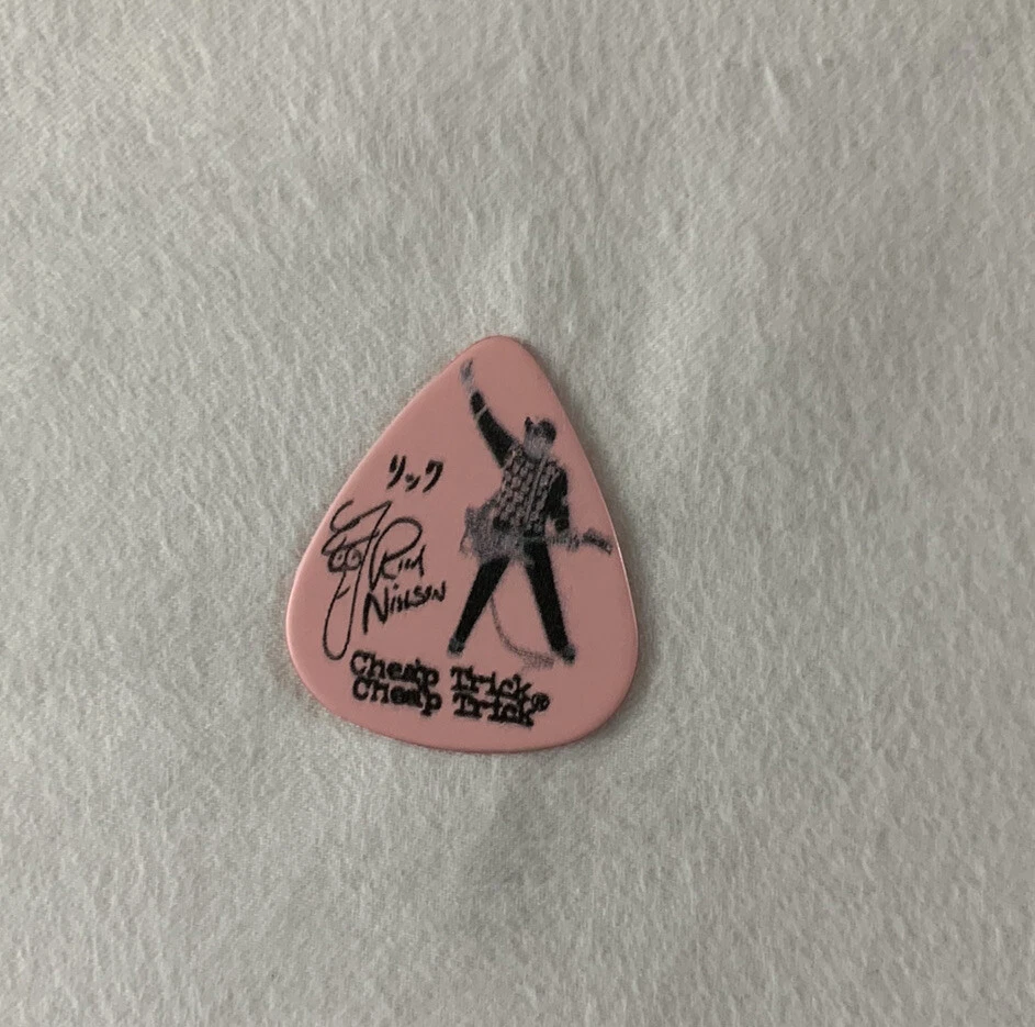 RICK NIELSEN GUITAR PICK CHEAP TRICK GUITARIST RARE AUTHENTIC