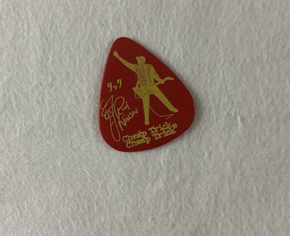 RICK NIELSEN GUITAR PICK CHEAP TRICK GUITARIST RARE AUTHENTIC