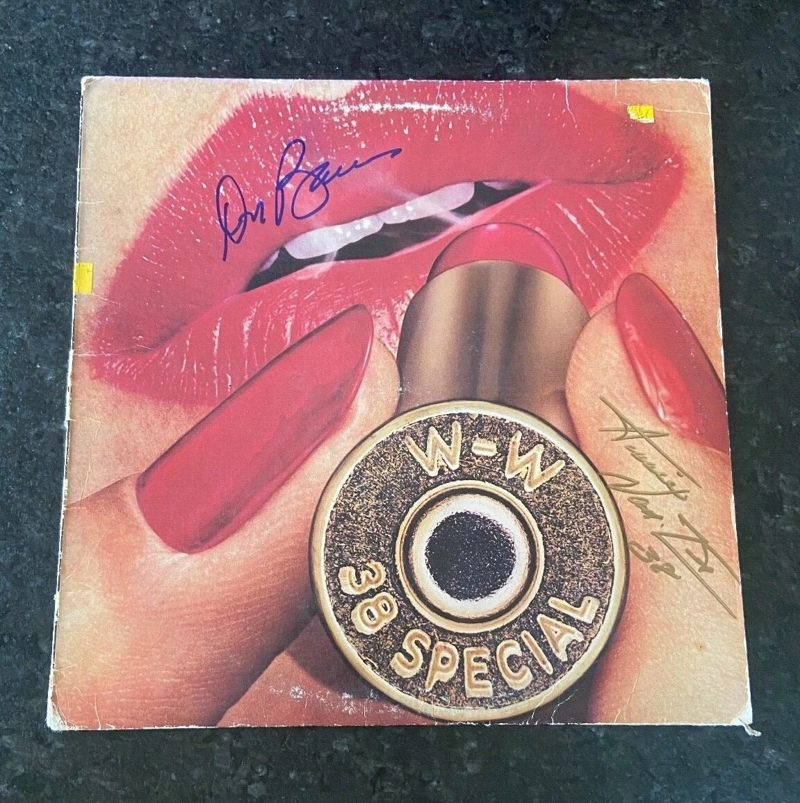 * DONNIE VAN ZANDT & DON BARNES * signed vinyl album * 38 SPECIAL * PROOF * 1