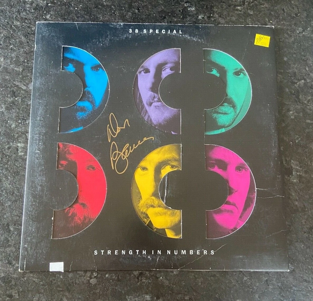 * DON BARNES * signed vinyl album * 38 SPECIAL * PROOF * 4