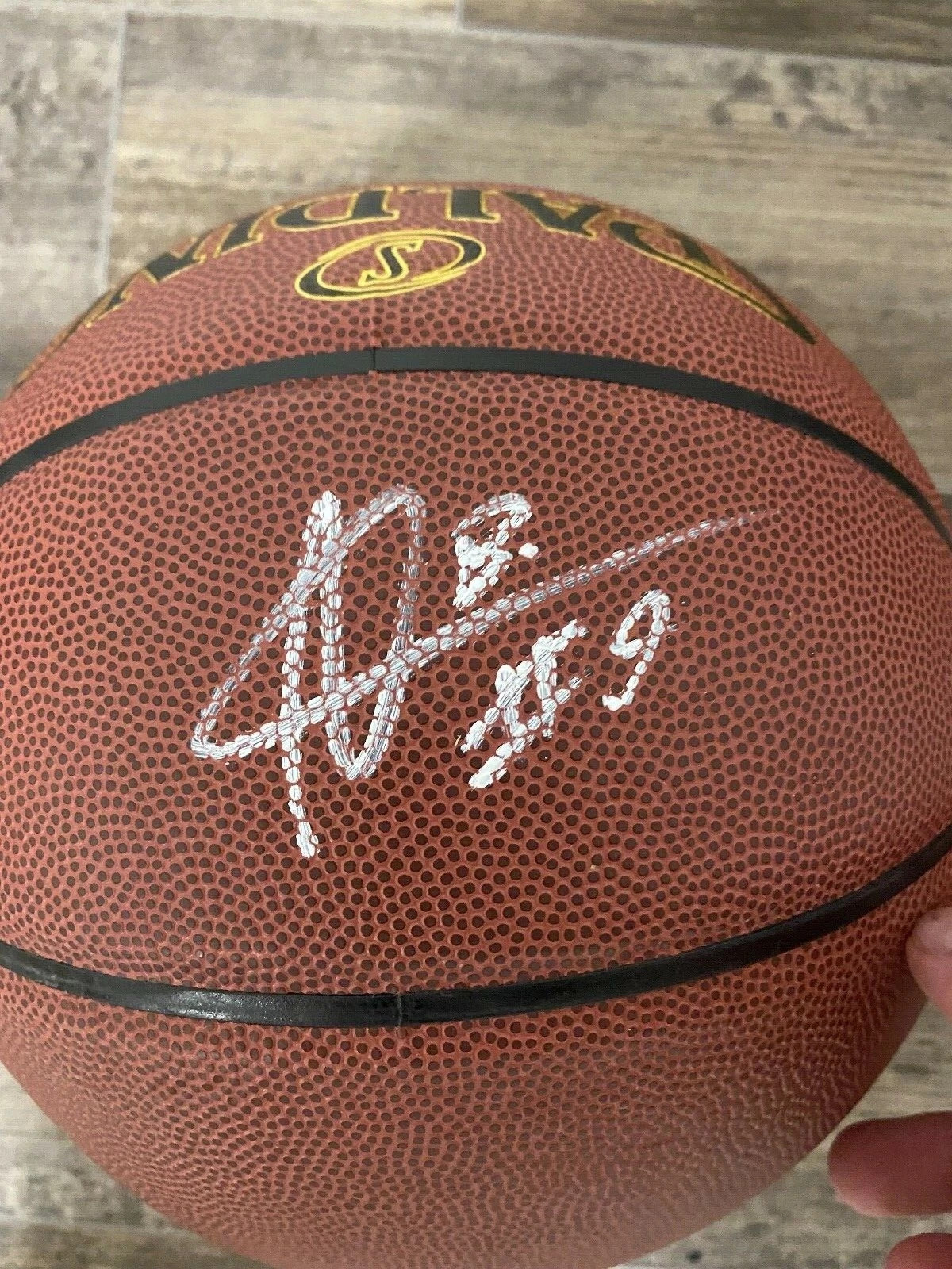 * LEANDRO BOLMARO * SIGNED NBA BASKETBALL * MINNESOTA TIMBERWOLVES * COA * 1 COLLECTIBLE MEMORABILIA