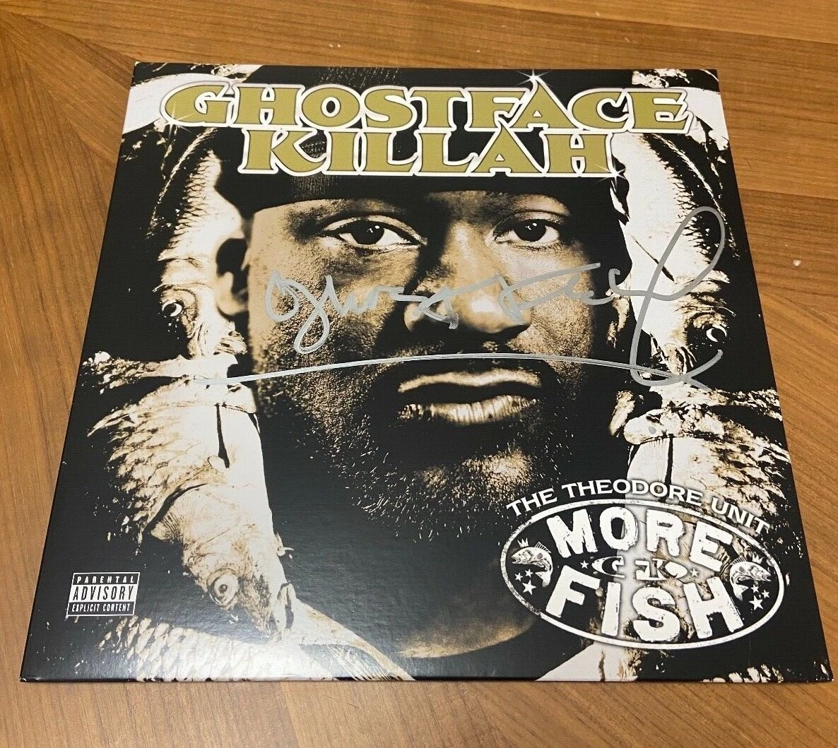 * GHOSTFACE KILLAH * signed album * MORE FISH * WU TANG CLAN * 1