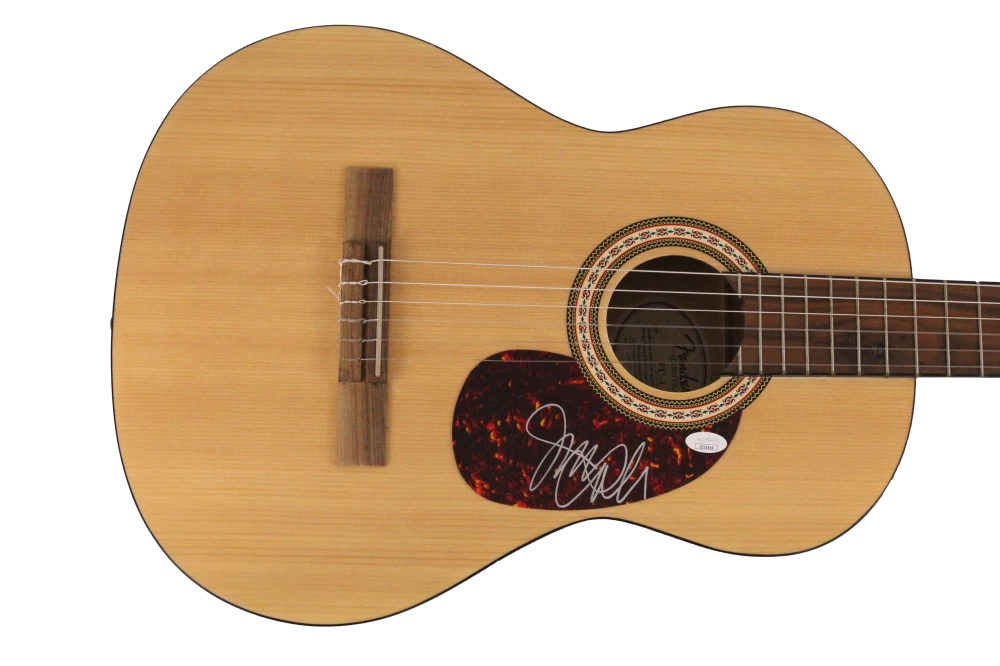JUDY COLLINS SIGNED AUTOGRAPH FULL SIZE FENDER ACOUSTIC GUITAR FOLK ROCK W/ JSA