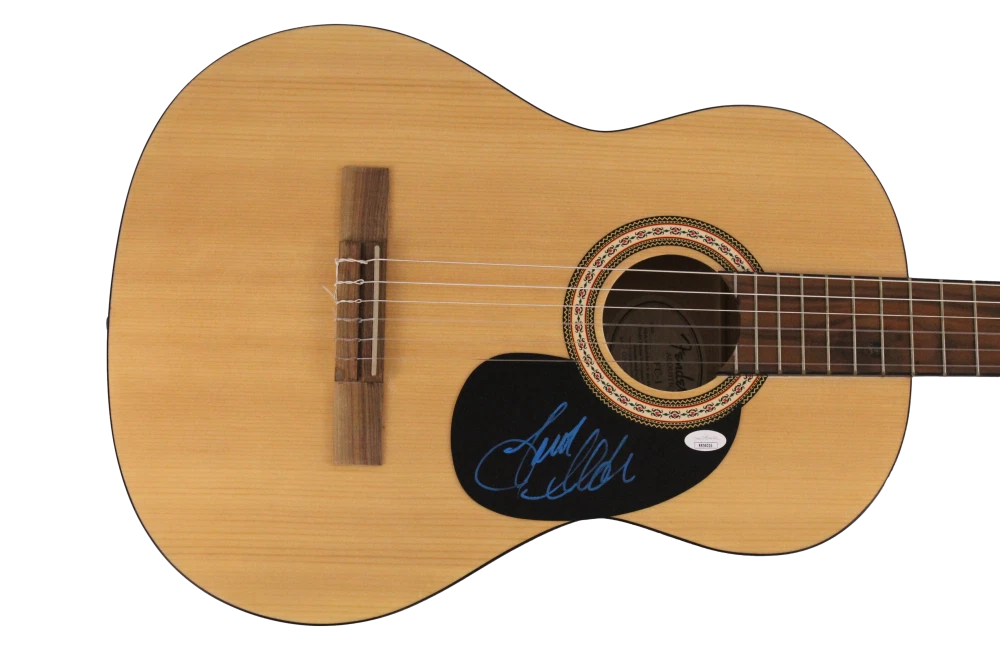 JASON ALDEAN SIGNED AUTOGRAPH FULL SIZE FENDER ACOUSTIC GUITAR NIGHT TRAIN JSA