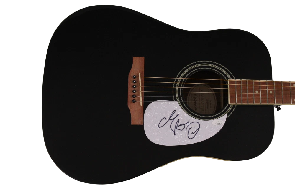 ADAM SANDLER SIGNED AUTOGRAPH GIBSON EPIPHONE ACOUSTIC GUITAR - SNL STAR W/ JSA