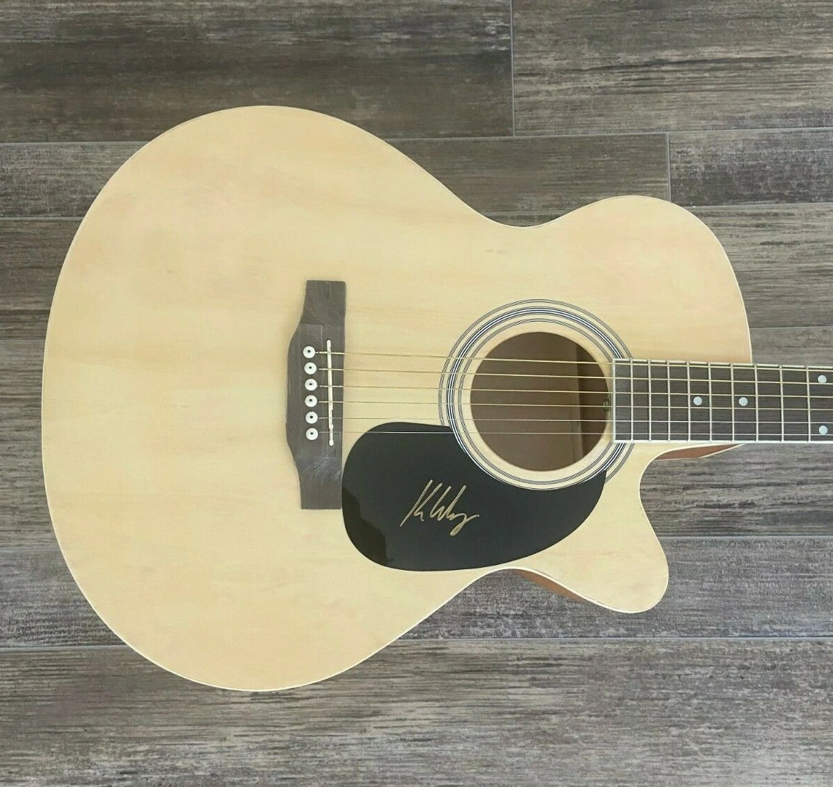 * KIP WINGER * signed acoustic guitar * WINGER BAND * COA * 1