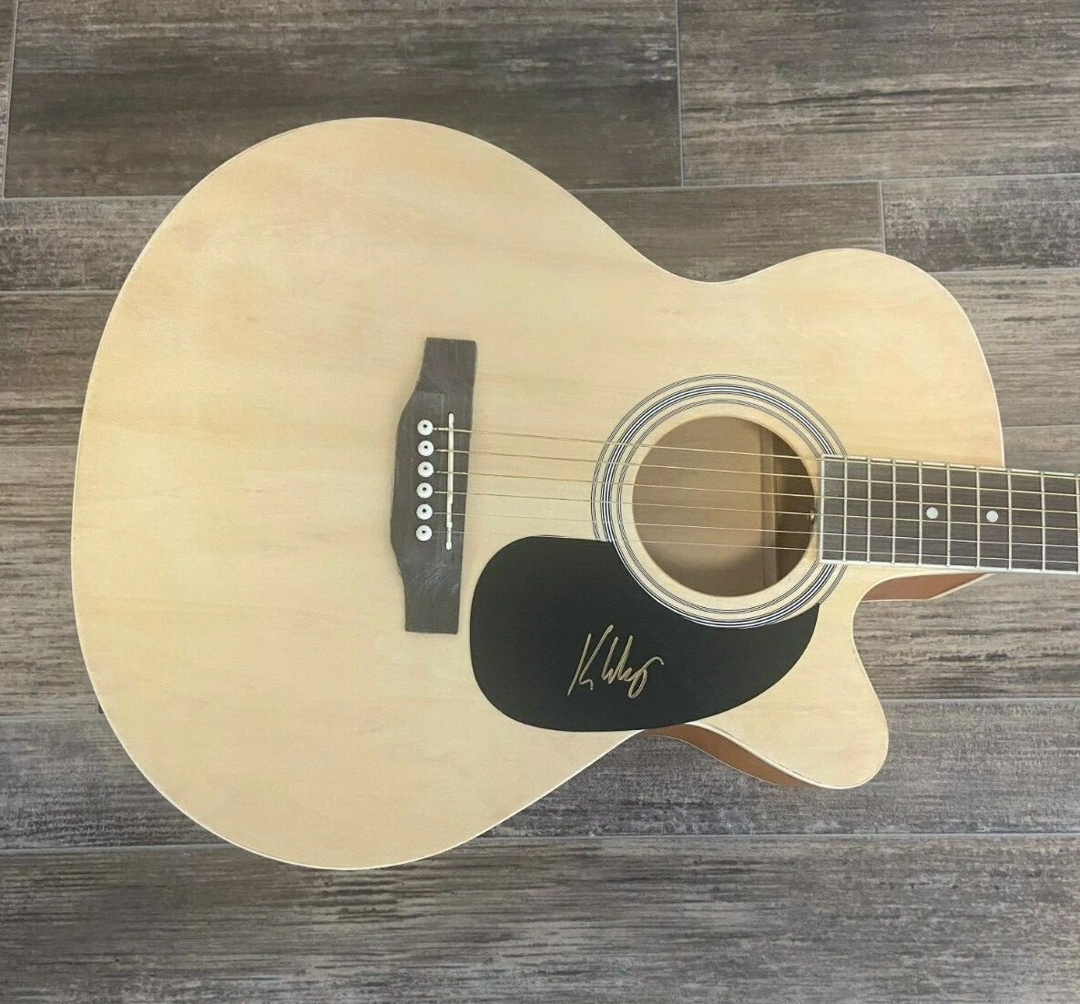 * KIP WINGER * signed acoustic guitar * WINGER BAND * COA * 3
