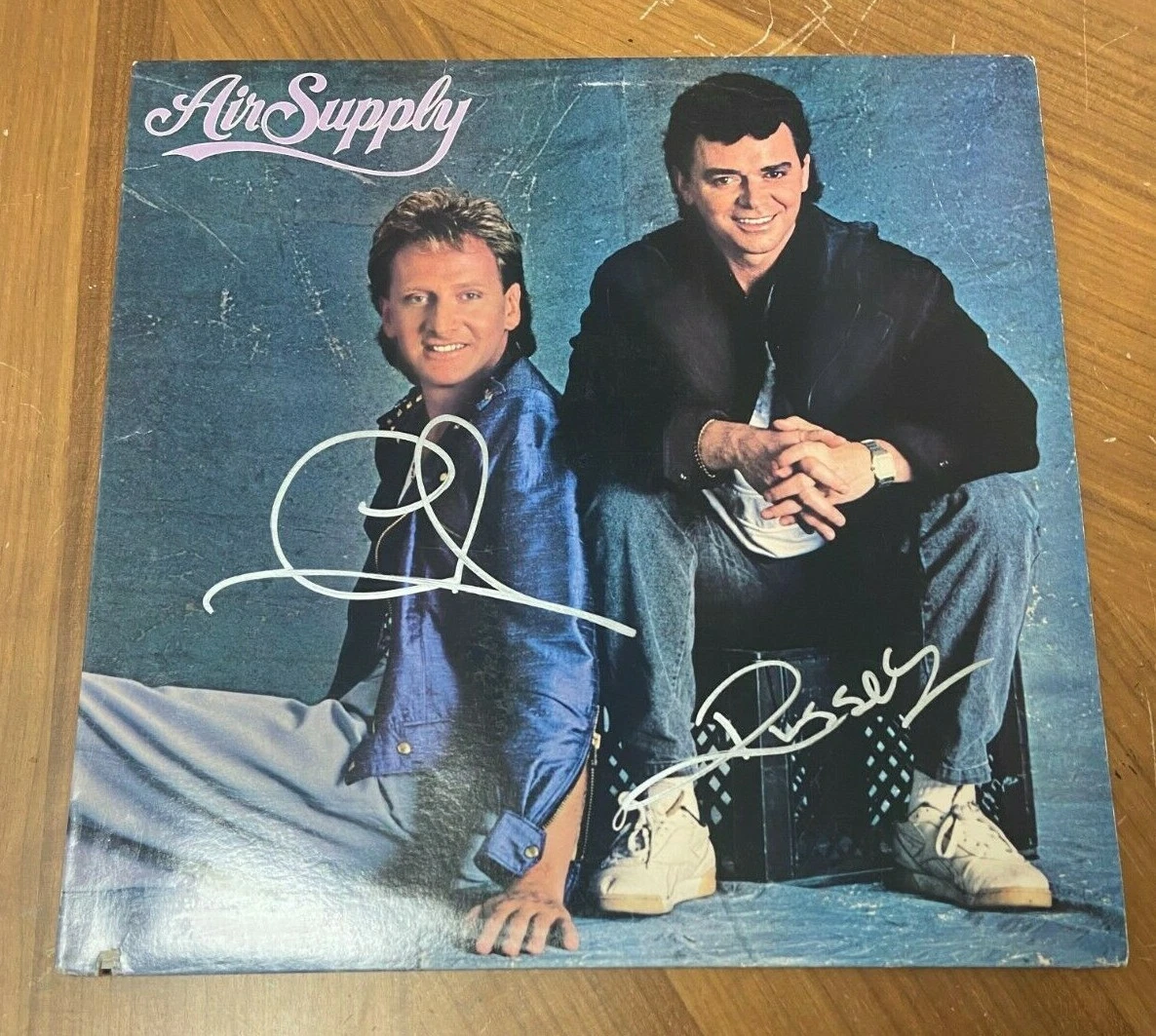 * AIR SUPPLY * signed vinyl album * GRAHAM RUSSELL HITCHCOCK * COA * 3